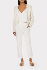 Nicola Cady Pants Ecru | Milly Women