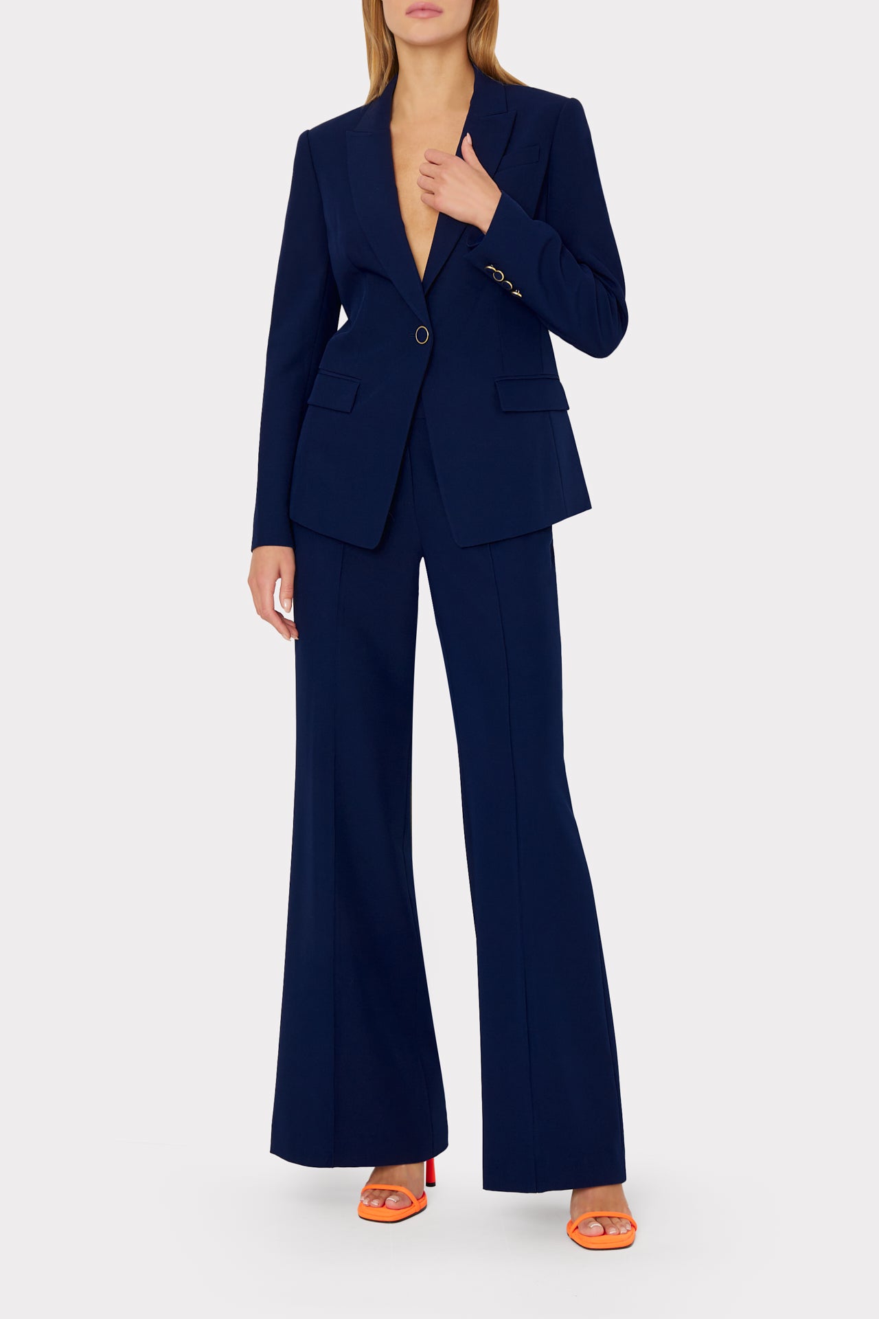 Nash Cady Pants Navy | Milly Women