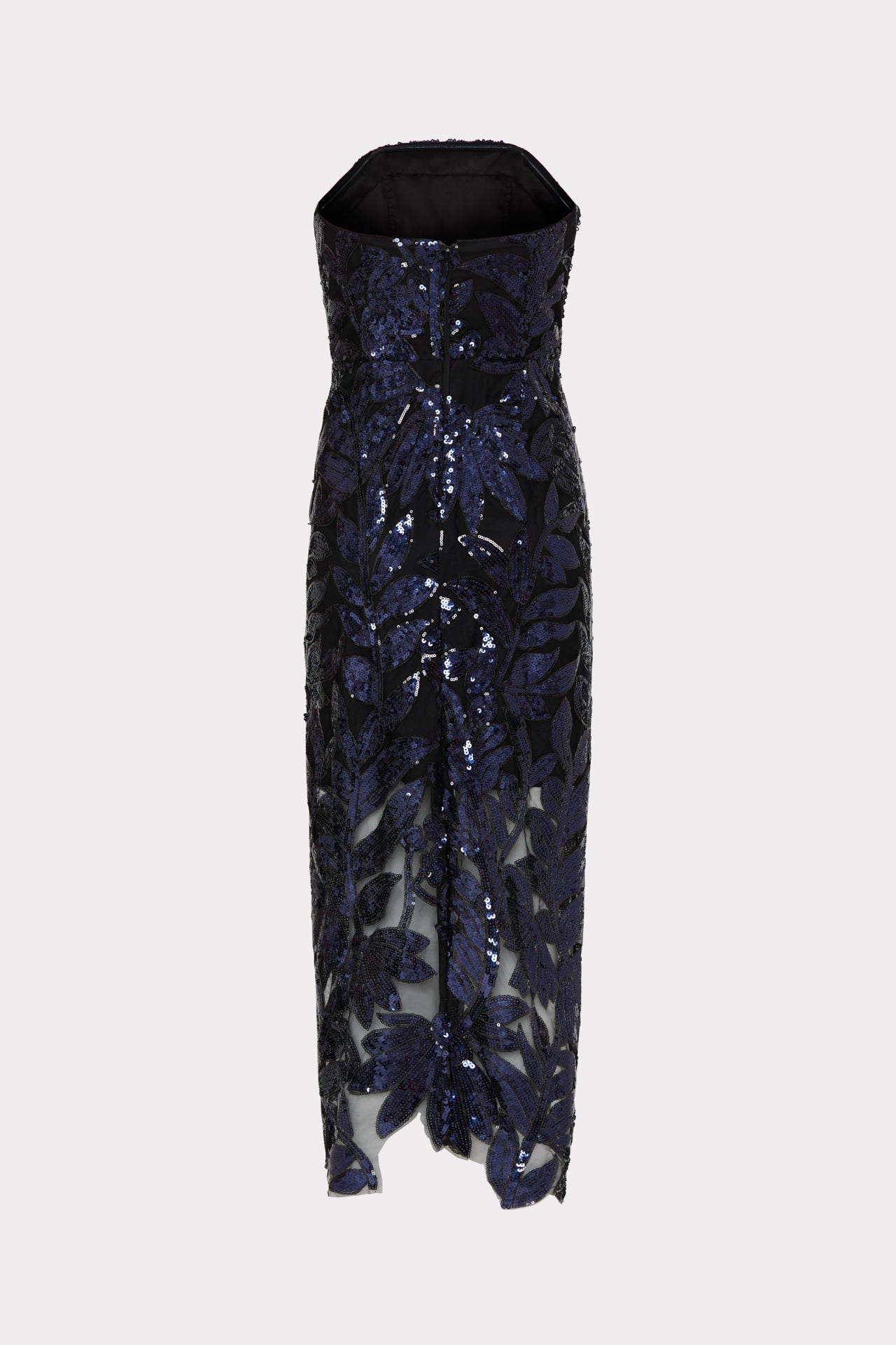 Kait Floral Sequins Dress Navy | Milly Women