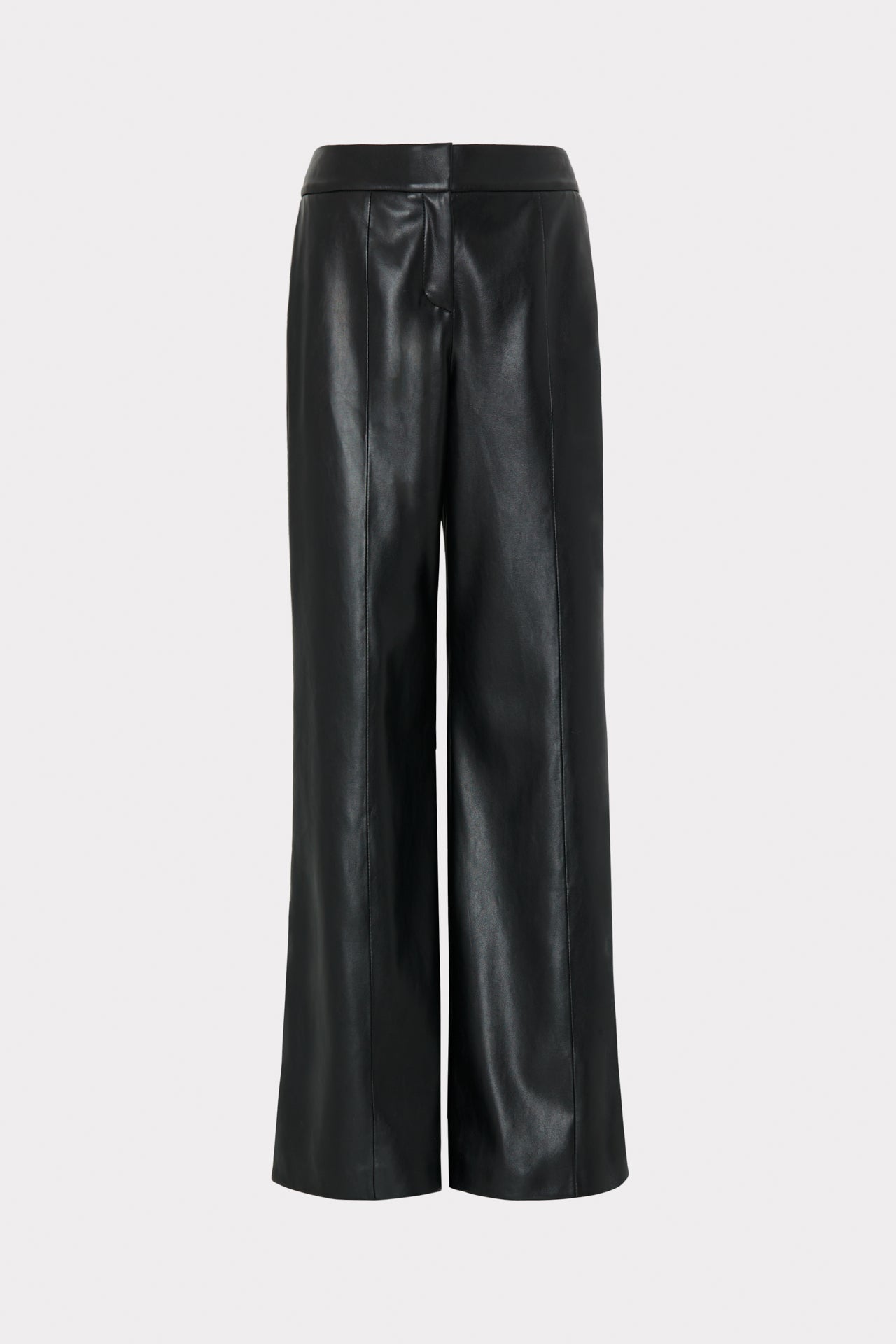 Nash Vegan Leather Pants Black | Milly Women