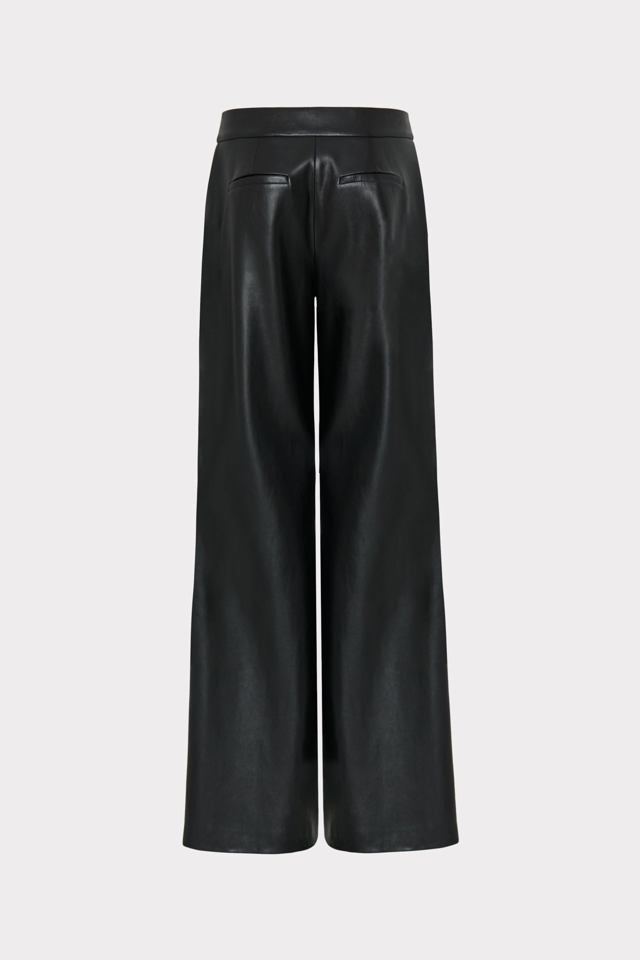 Nash Vegan Leather Pants Black | Milly Women