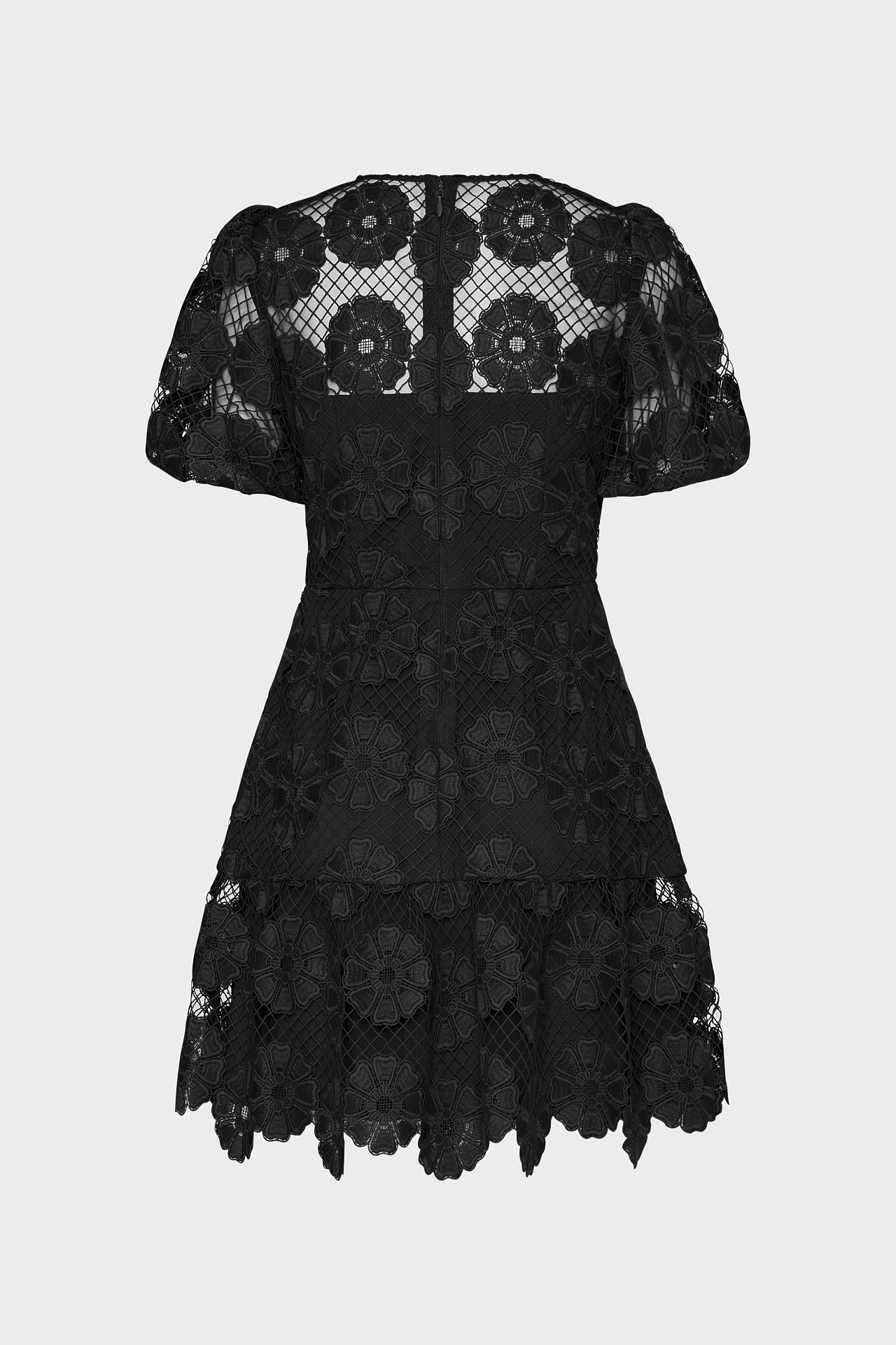Yasmin Daisy Lace Dress Black | Milly Women