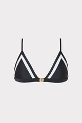 Amalfi Color Block Bikini Top Black Multi | Milly Women