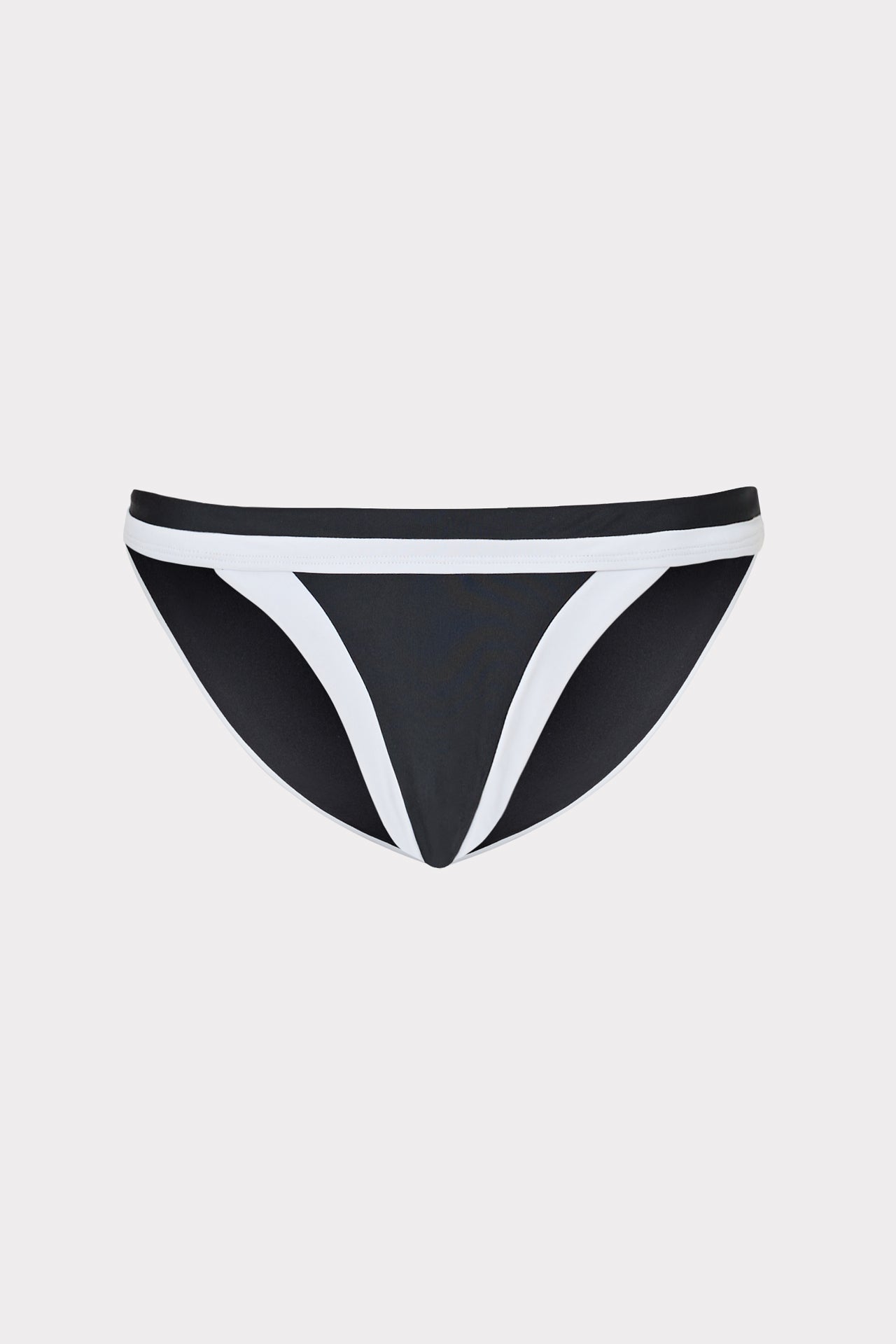 Amalfi Color Block Bikini Bottom Black Multi | Milly Women