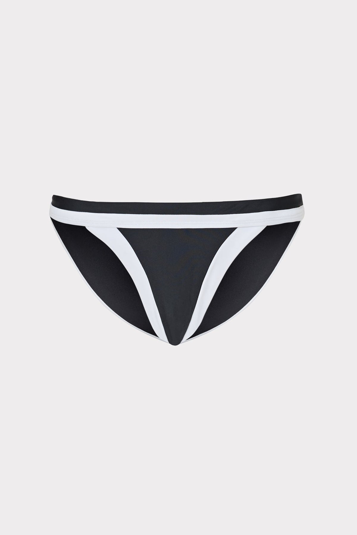 Amalfi Color Block Bikini Bottom Black Multi | Milly Women