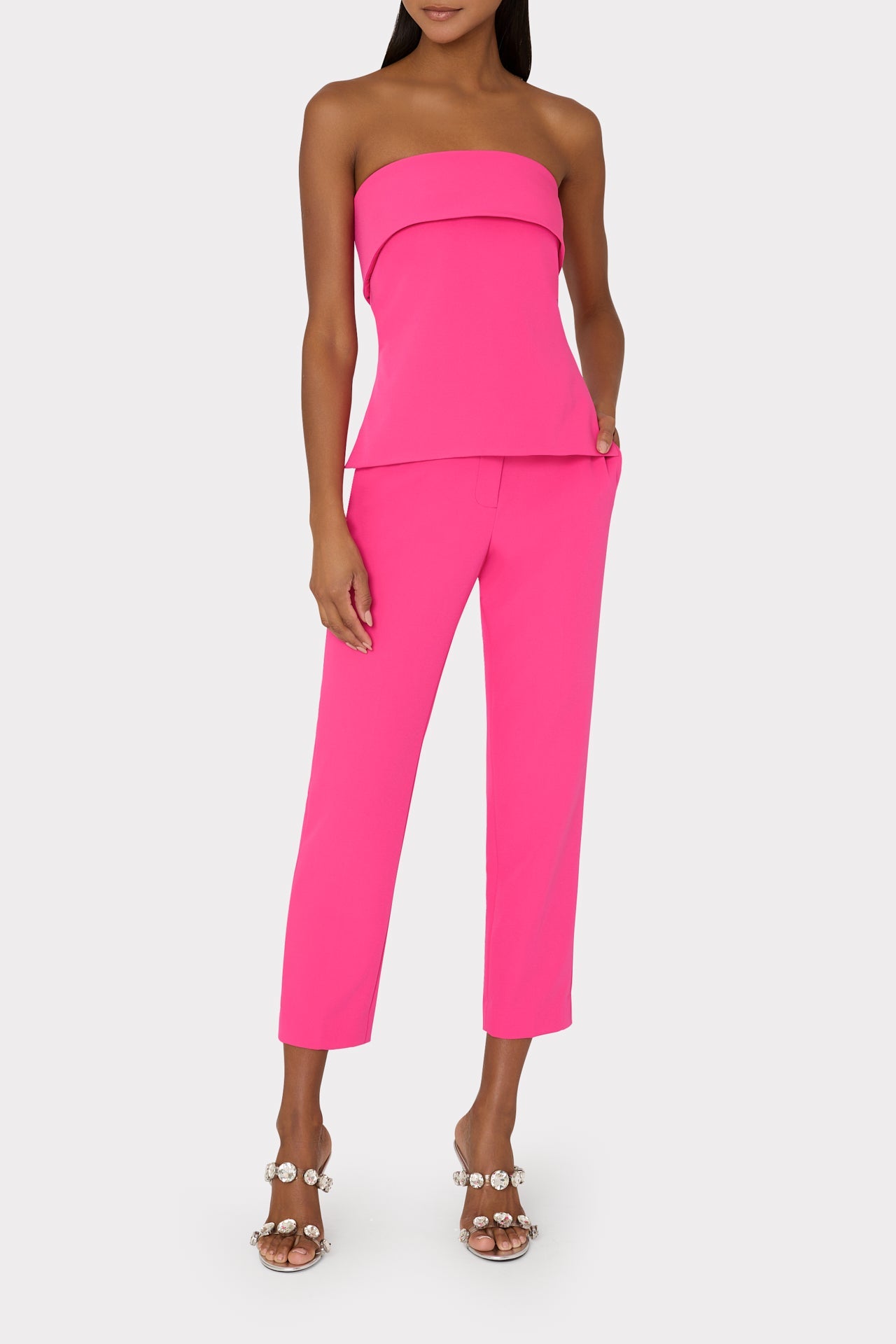 Nicola Cady Pants Milly Pink | Milly Women