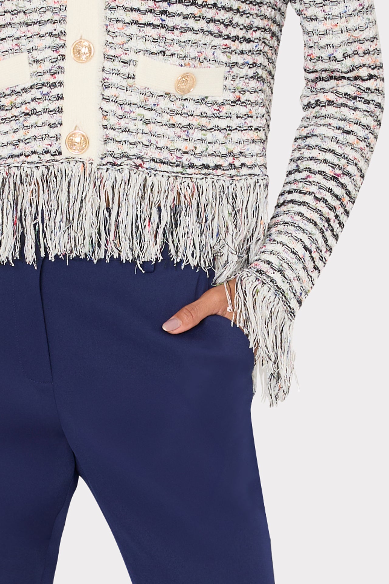 Nicola Cady Pants Navy | Milly Women