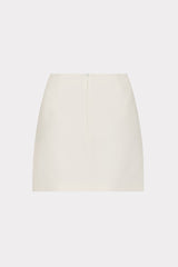Lizzy Cady Mini Skirt Ecru | Milly Women