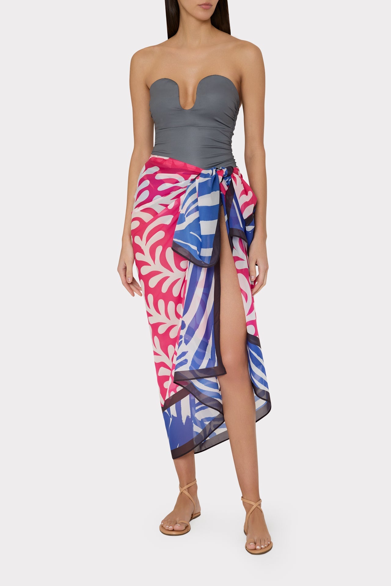 Spanish Vine Zebra Sarong Multi | Milly Women