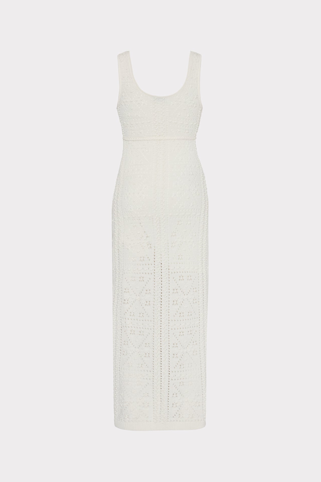 Bubble Pointelle Knit Midi Dress Ecru | Milly Women