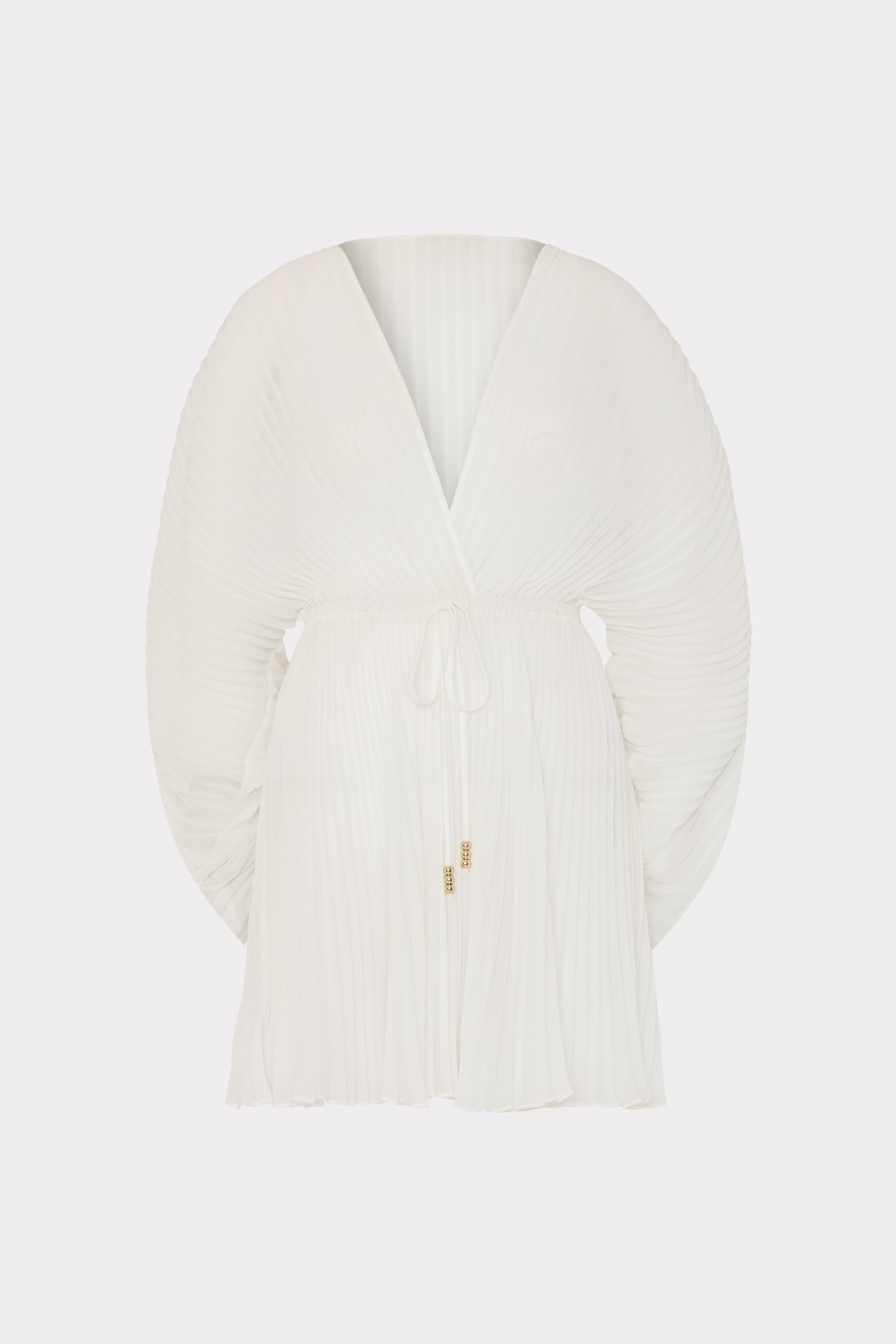 Solid Chiffon Tie Cover-Up White | Milly Women