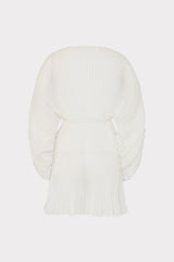 Solid Chiffon Tie Cover-Up White | Milly Women