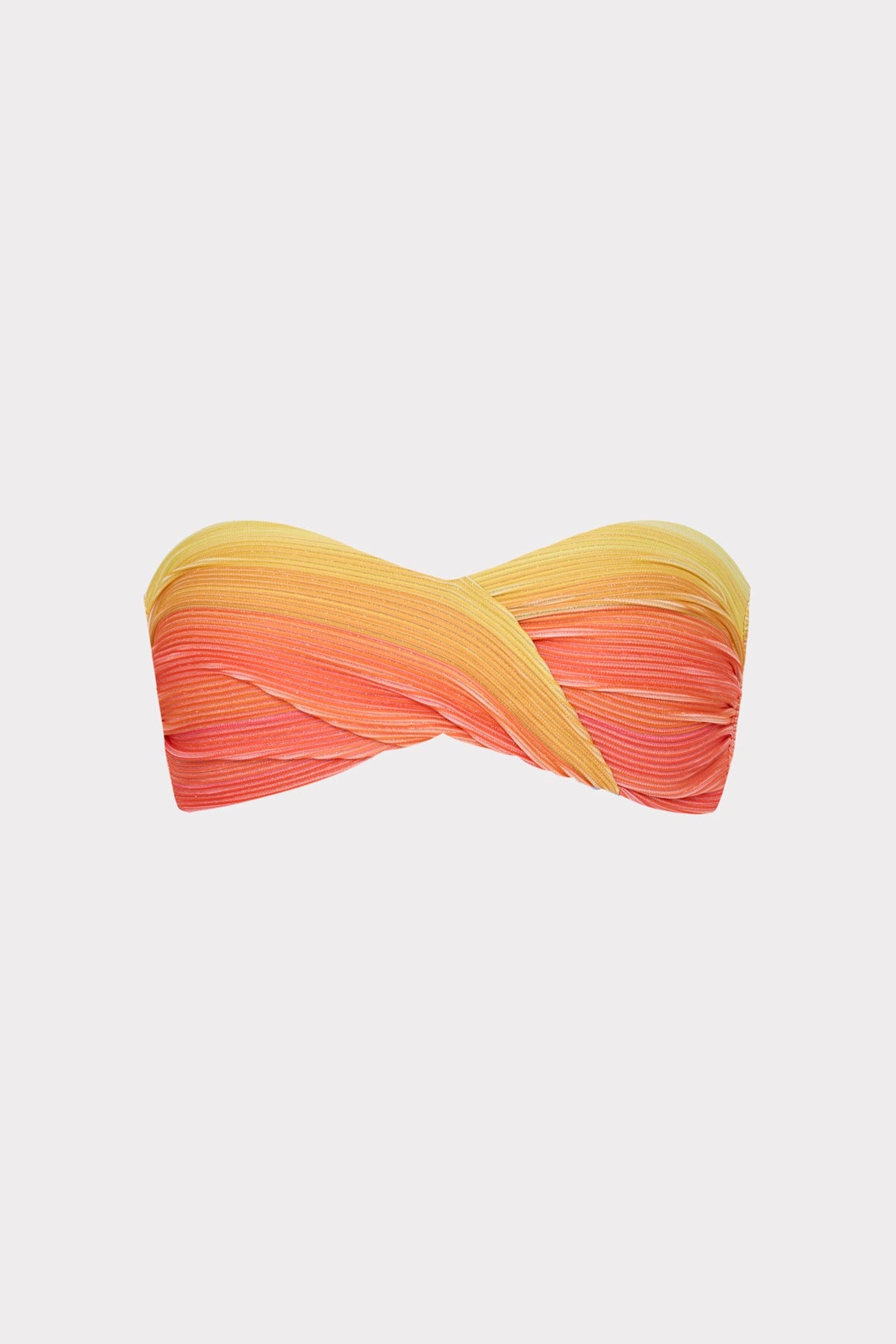 Sunset Stripe Twist Bandeau Top Multi | Milly Women