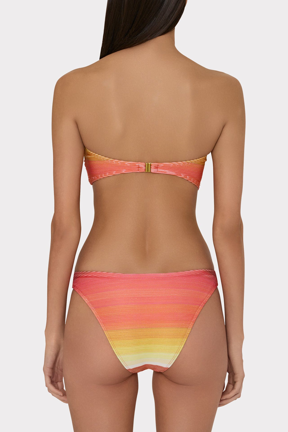 Sunset Stripe Twist Bandeau Top Multi | Milly Women