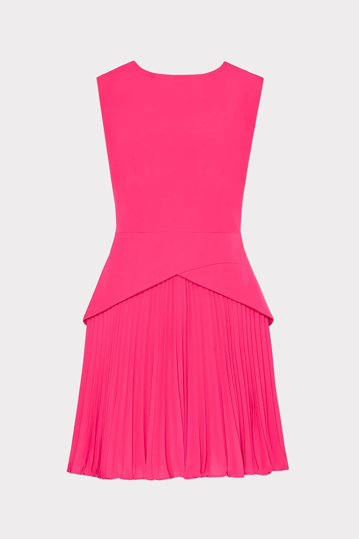 Haddy Pleated Mini Dress Pink | Milly Women