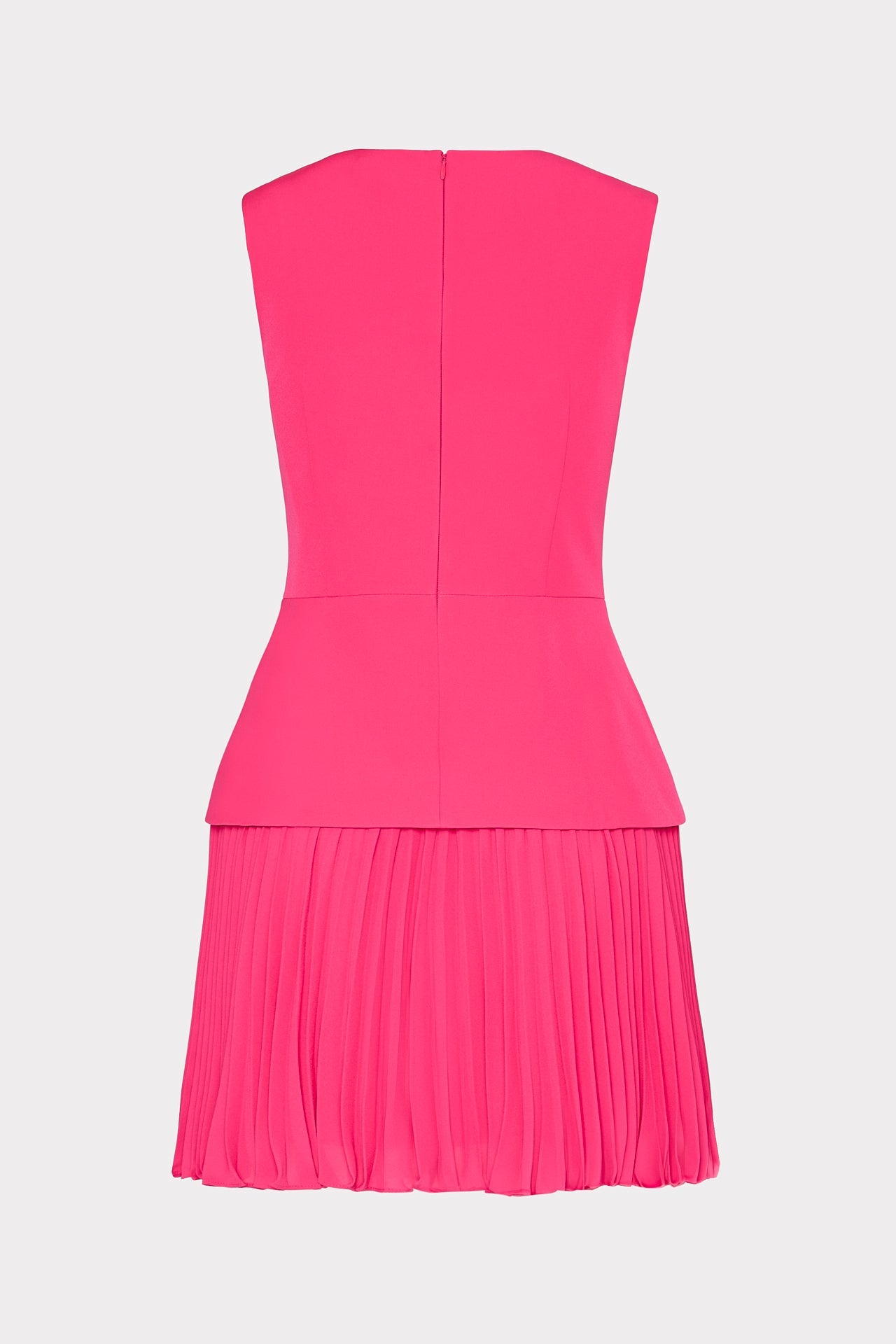 Haddy Pleated Mini Dress Pink | Milly Women