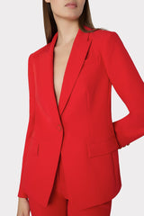 Avery Cady Blazer Red | Milly Women