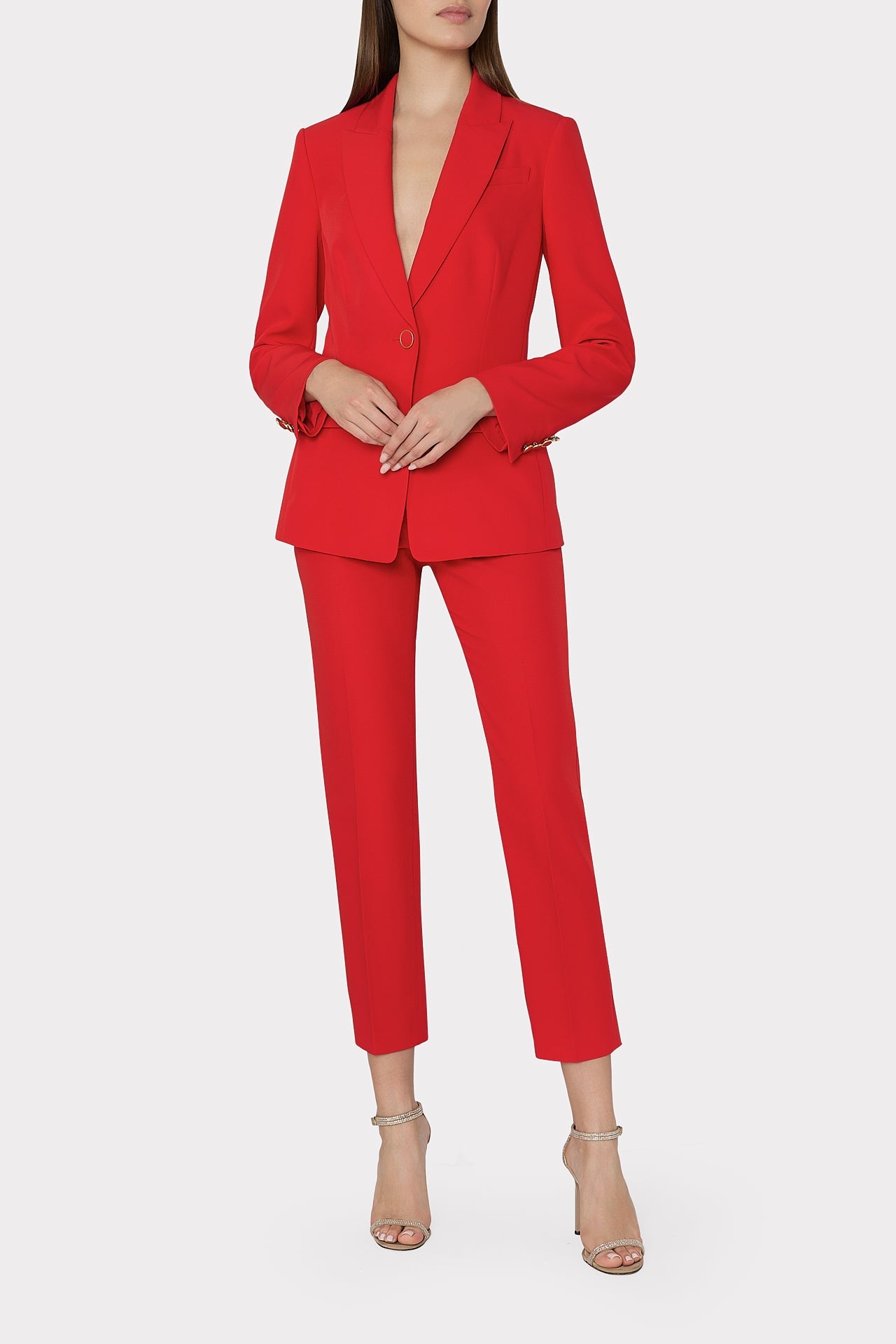 Avery Cady Blazer Red | Milly Women