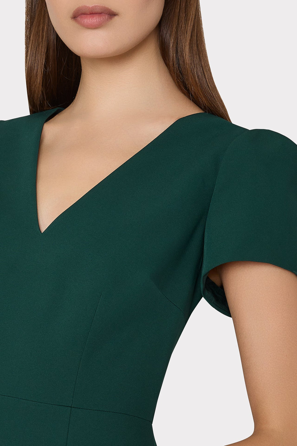 Cady Atalie Dress Hunter Green | Milly Women