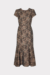 Tahlia Rose Mesh Embroidered Dress Black | Milly Women