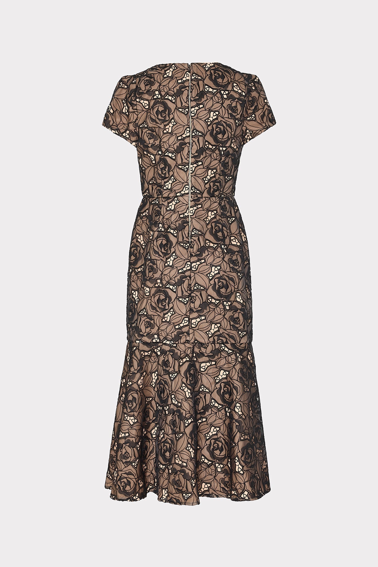Tahlia Rose Mesh Embroidered Dress Black | Milly Women