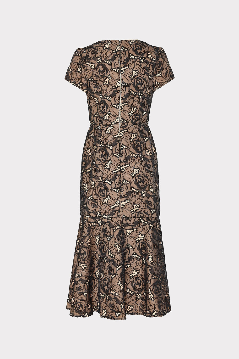 Tahlia Rose Mesh Embroidered Dress Black | Milly Women