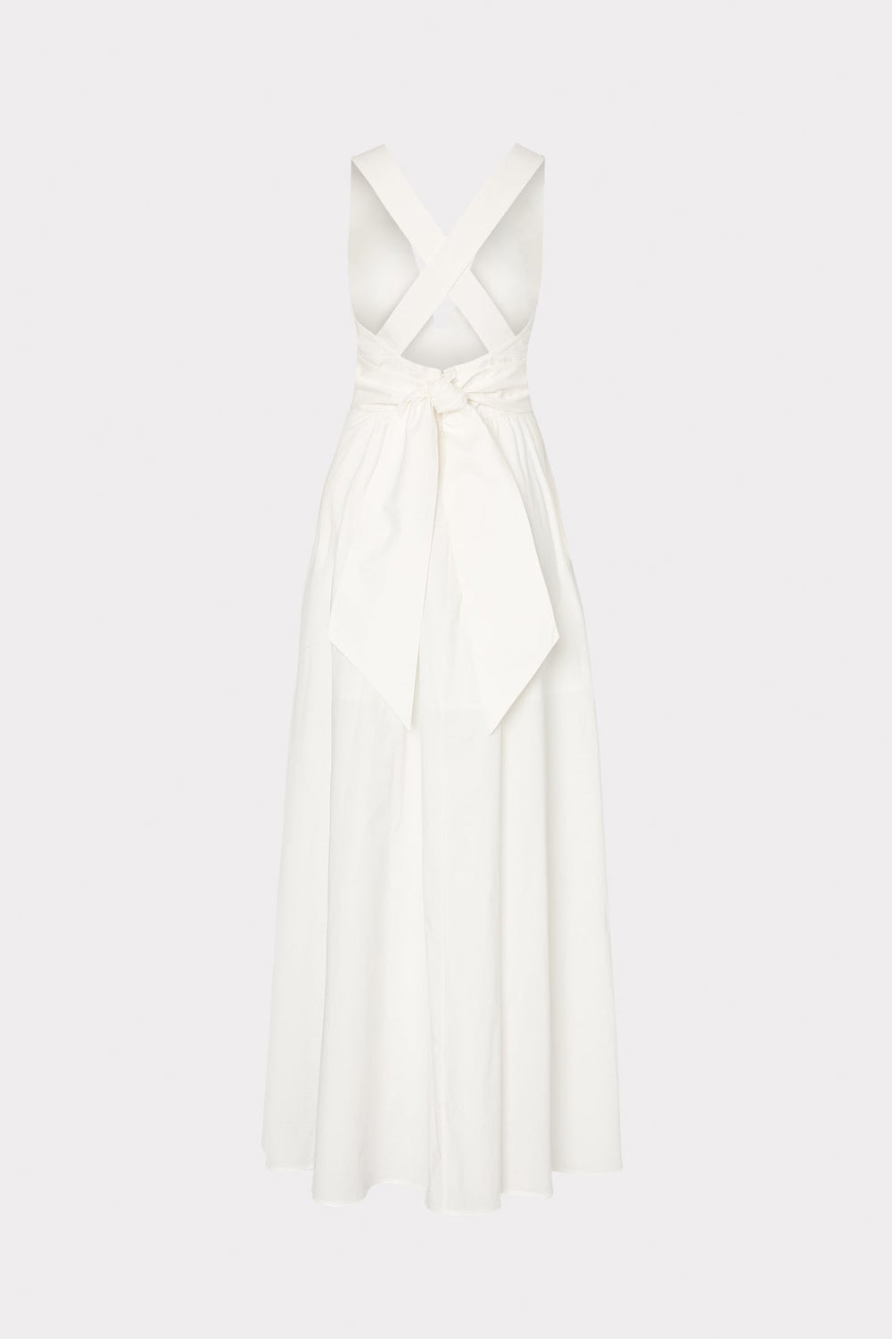 Catarina Poplin Maxi Dress White | Milly Women