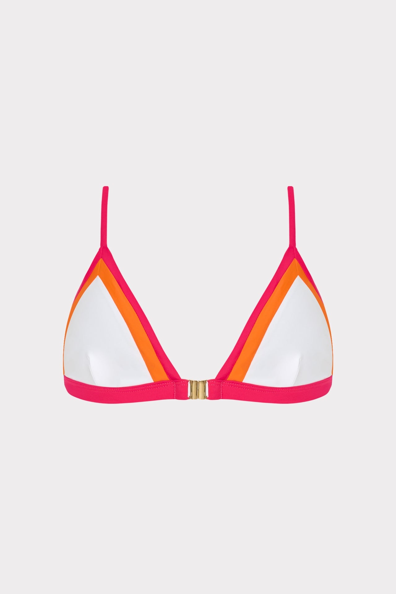 Positano Color Block Bikini Top Pink Multi | Milly Women