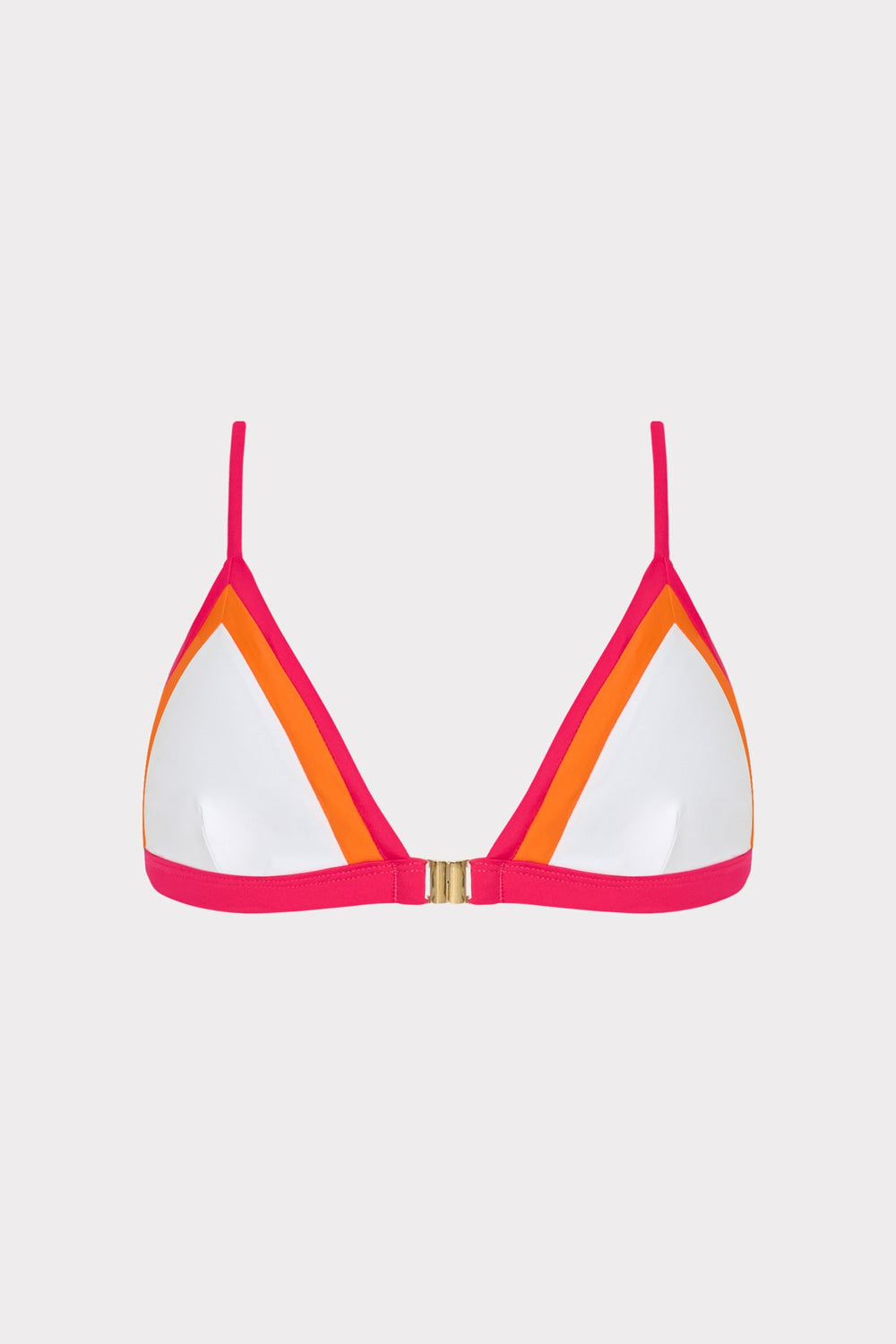 Positano Color Block Bikini Top Pink Multi | Milly Women
