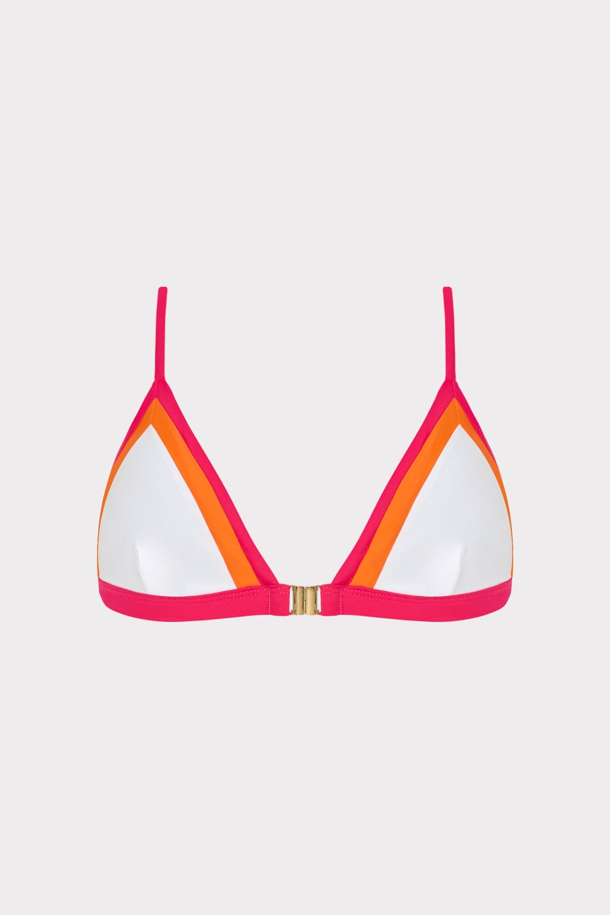 Positano Color Block Bikini Top Pink Multi | Milly Women