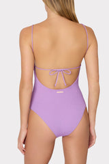 Cannes Beaded Strap One Piece Purple | Milly Women