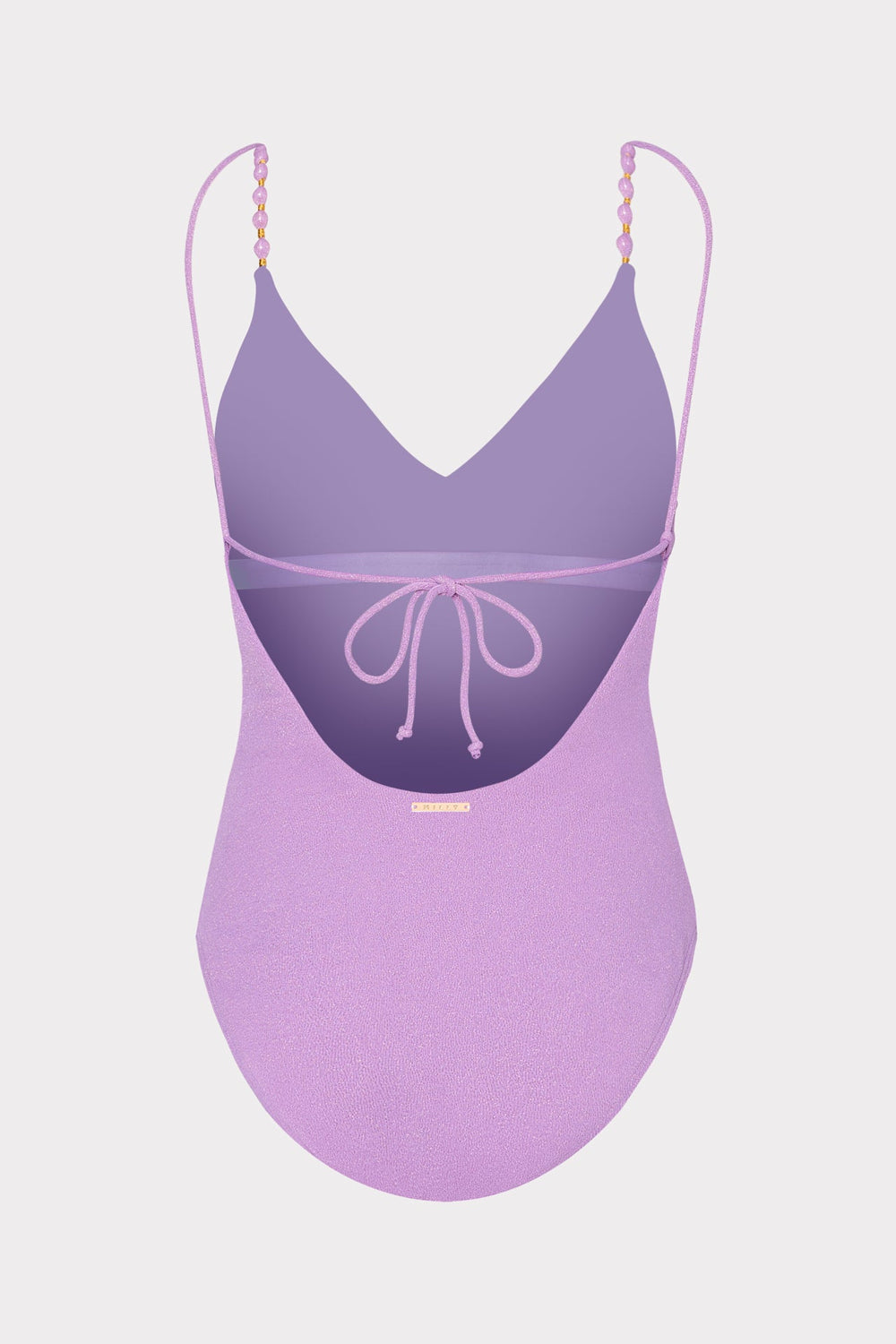 Cannes Beaded Strap One Piece Purple | Milly Women