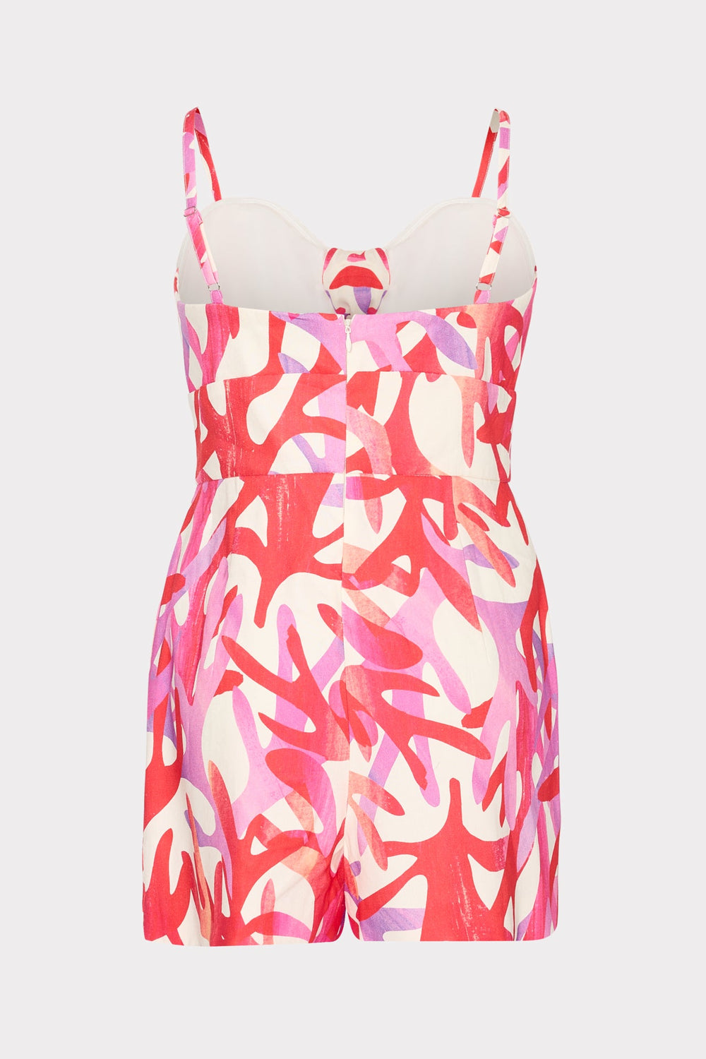 Anya Under The Sea Linen Romper Pink Multi | Milly Women