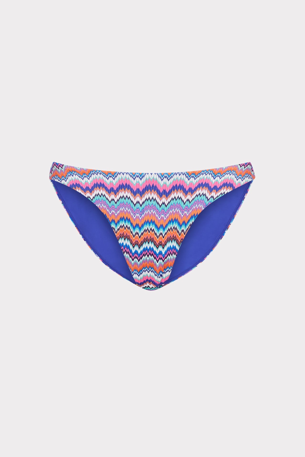Margot Barcelona Metallic Chevron Bikini Bottom Blue Multi | Milly Women