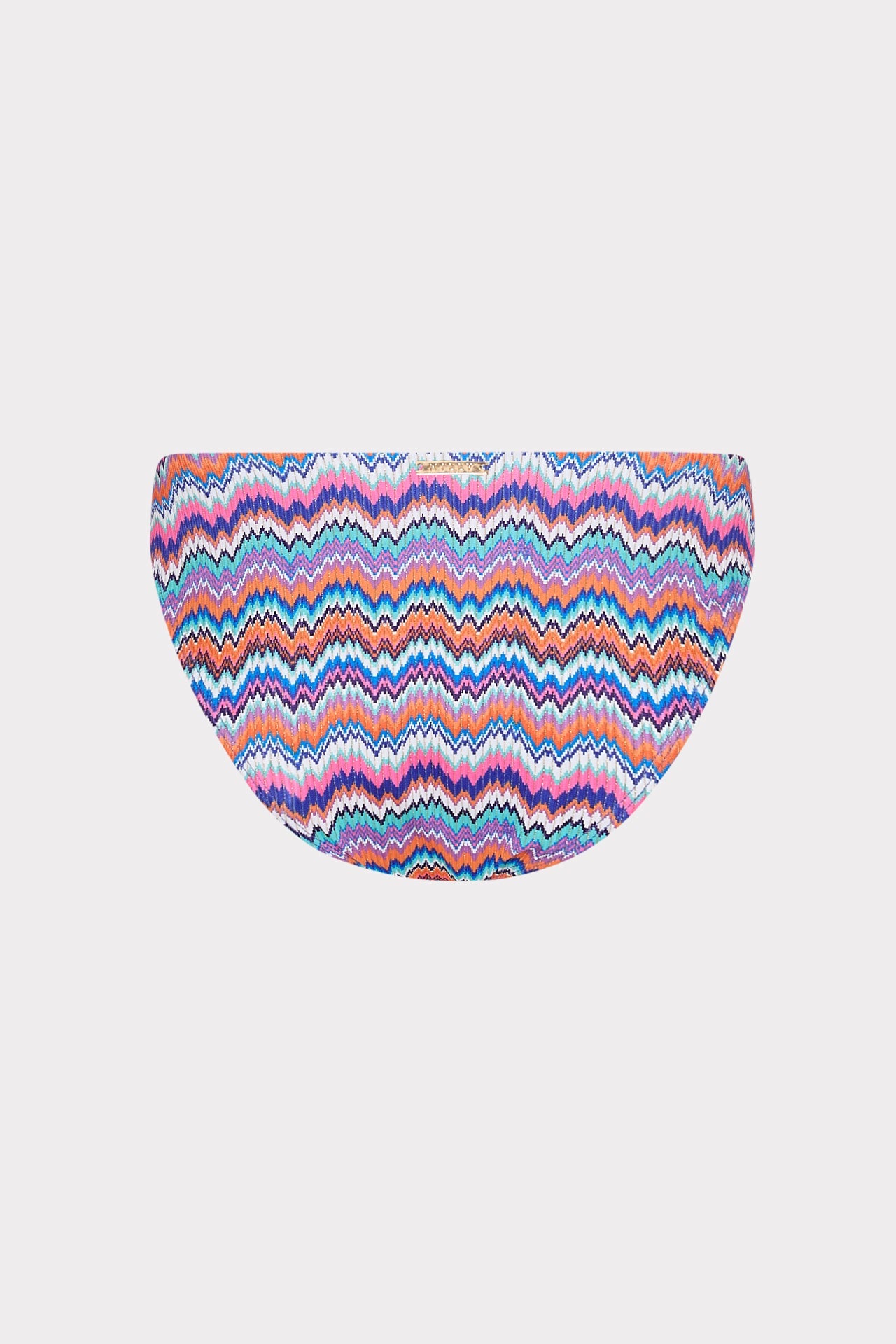 Margot Barcelona Metallic Chevron Bikini Bottom Blue Multi | Milly Women