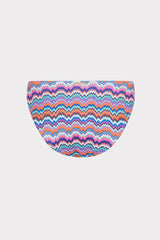 Margot Barcelona Metallic Chevron Bikini Bottom Blue Multi | Milly Women