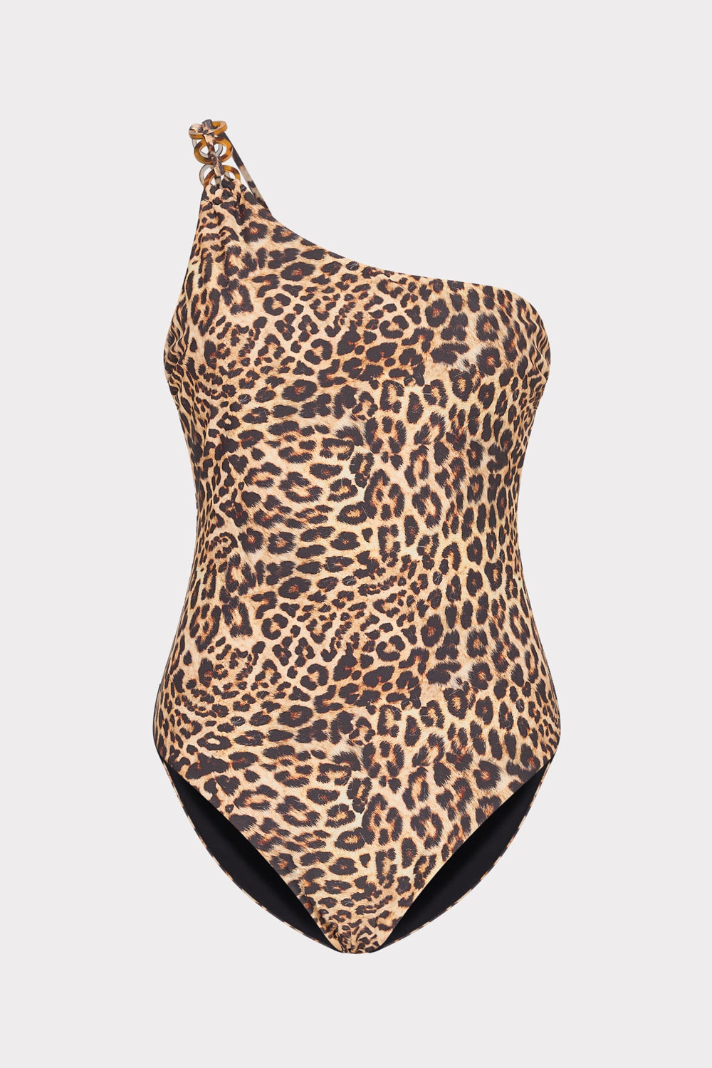 Leopard One Shoulder One Piece Multi | Milly Women