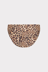 Niki Leopard O-Ring Bikini Bottom Multi | Milly Women