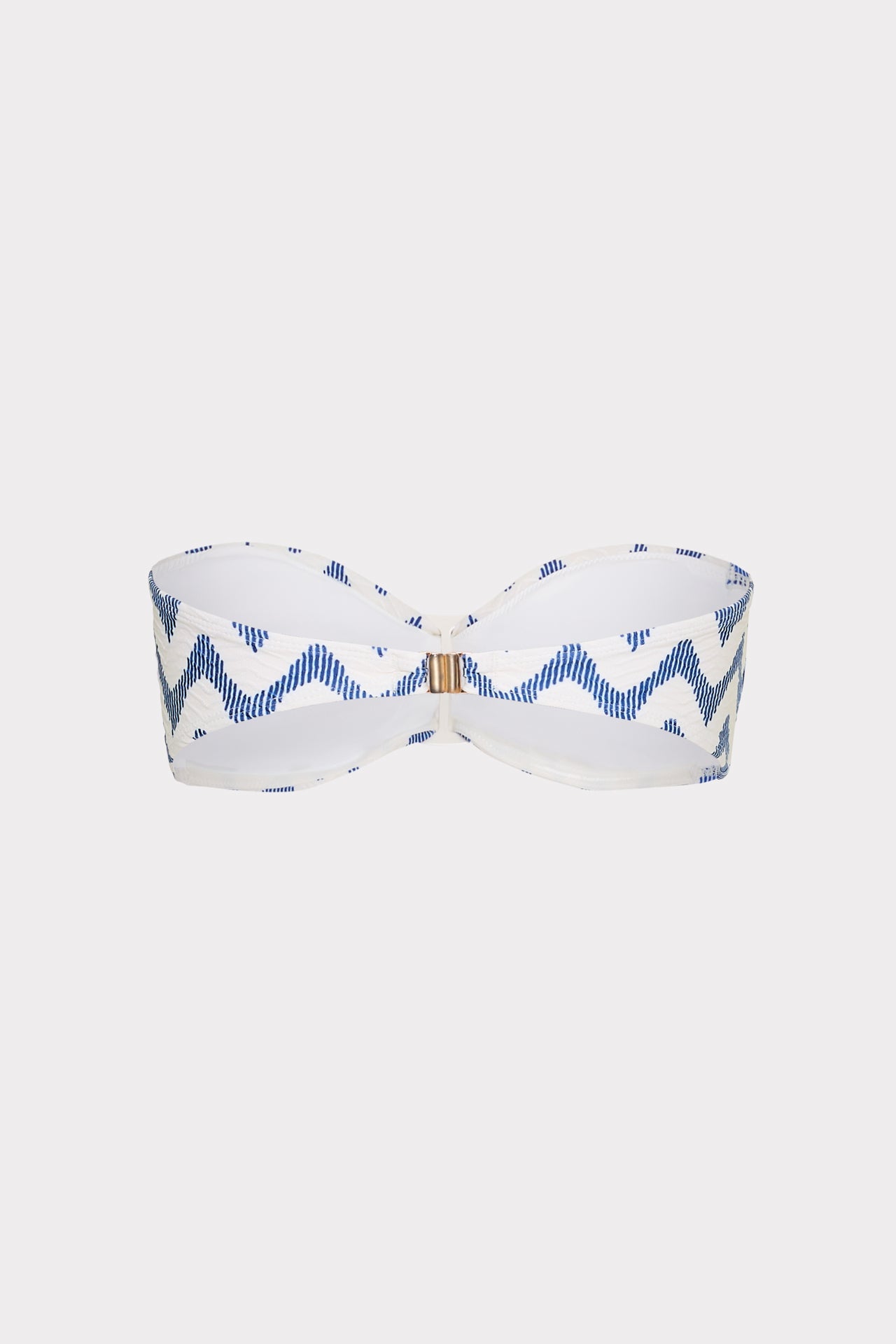 Margot Barcelona Chevron Bandeau Top White/Blue | Milly Women