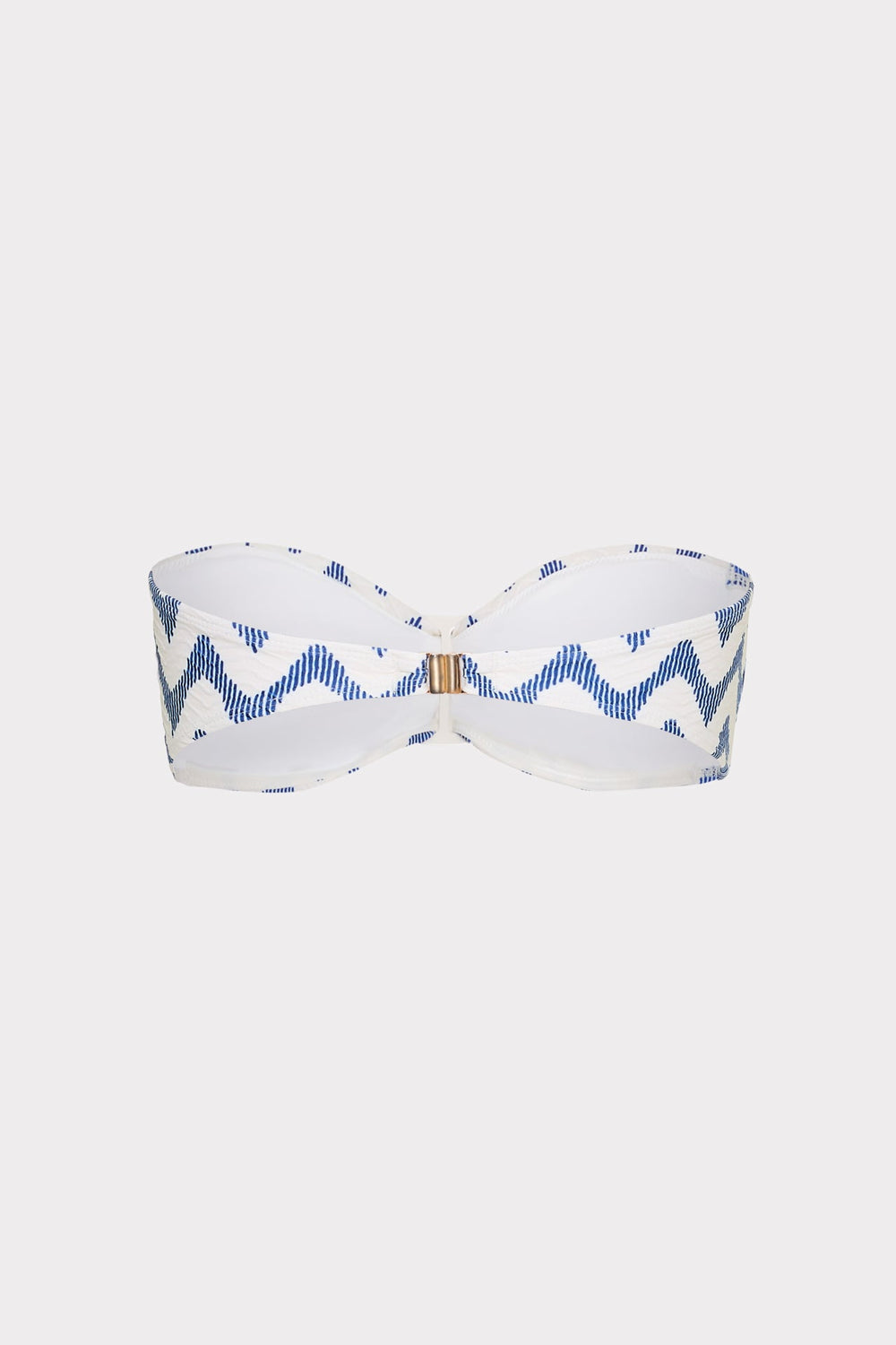 Margot Barcelona Chevron Bandeau Top White/Blue | Milly Women