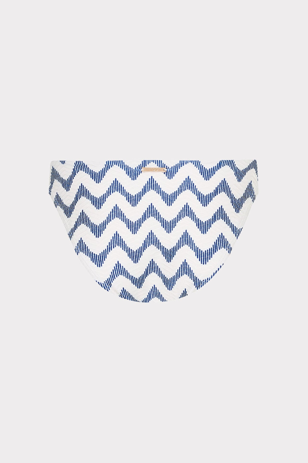 Margot Barcelona Chevron Bikini Bottom White/Blue | Milly Women