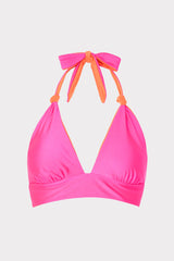 Scala Reversible Bikini Top Pink/Orange | Milly Women