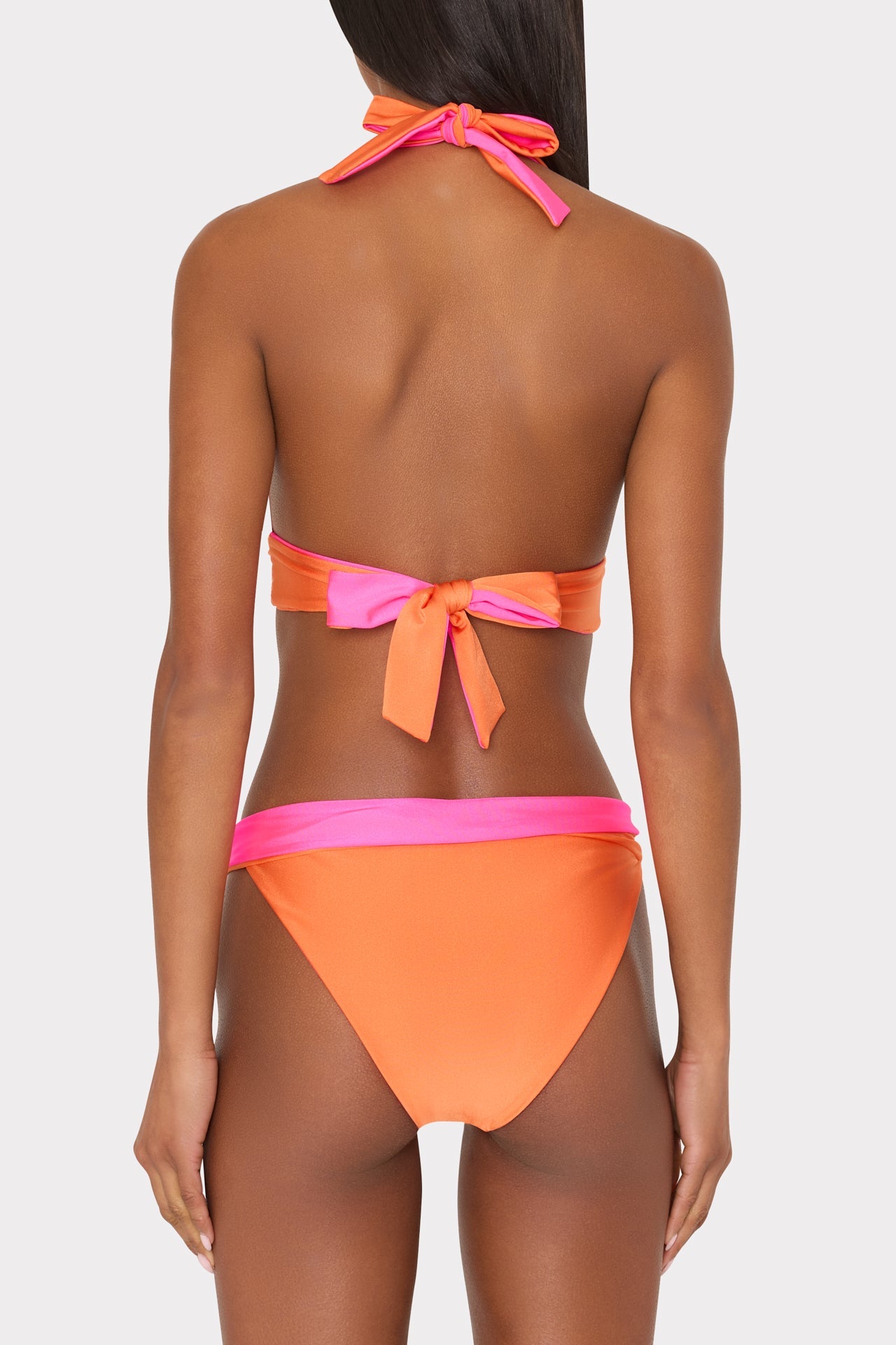 Scala Reversible Bikini Top Pink/Orange | Milly Women