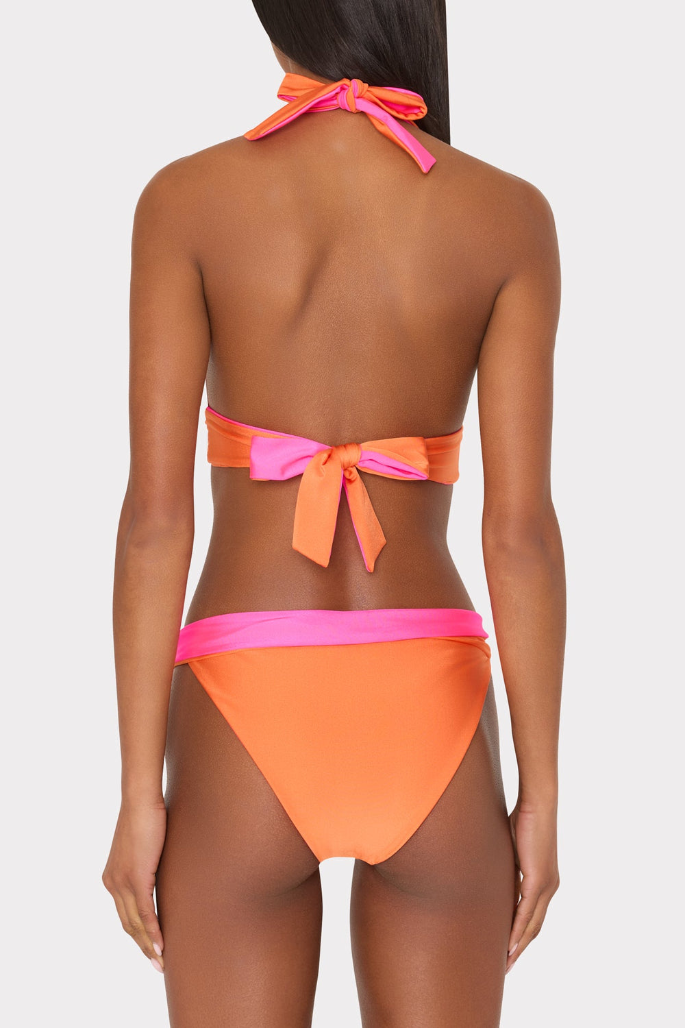 Scala Reversible Bikini Top Pink/Orange | Milly Women