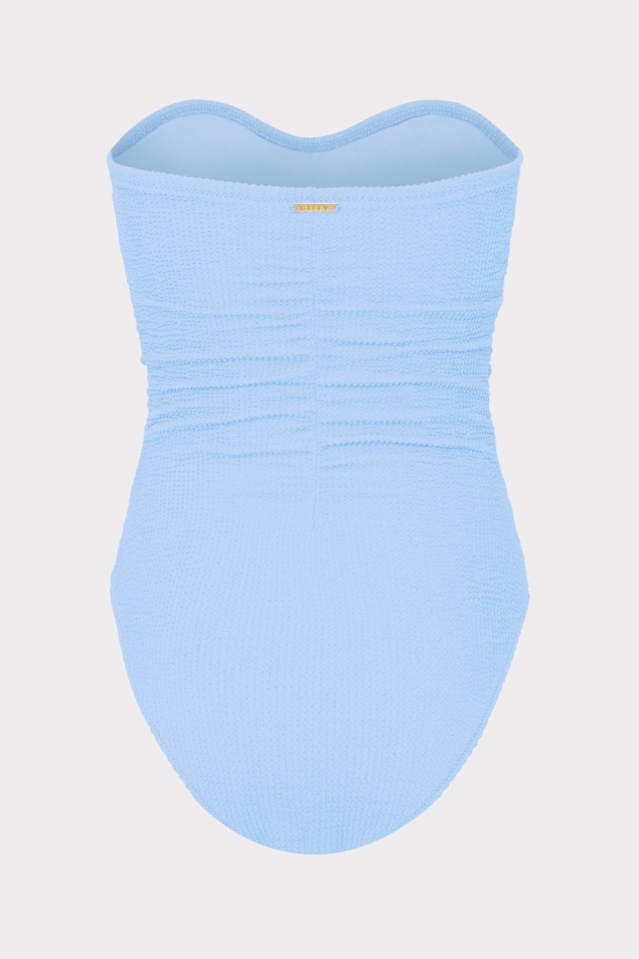 Textured Ruched One Piece Light Blue | Milly Women