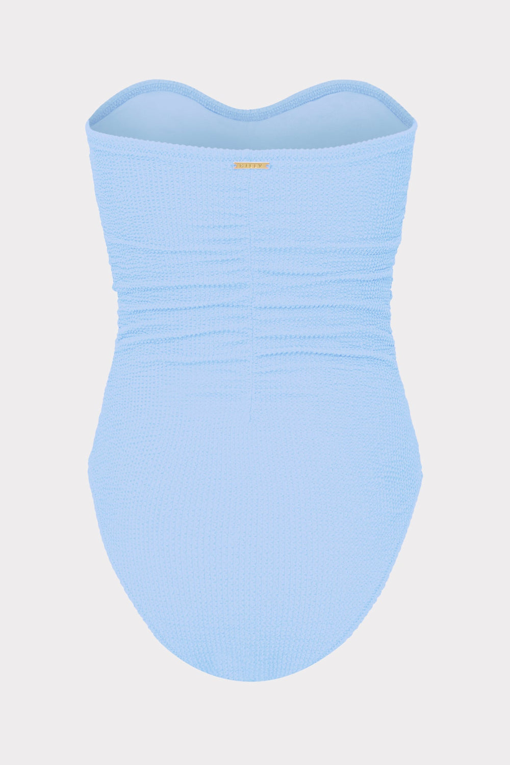 Textured Ruched One Piece Light Blue | Milly Women