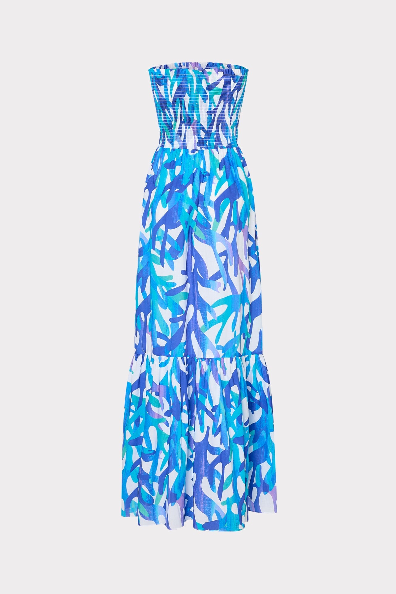 Olen Under The Sea Strapless Maxi Dress Blue Multi | Milly Women