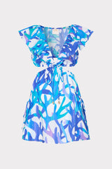 Delilah Under The Sea Cover-Up Dress Blue Multi | Milly Women