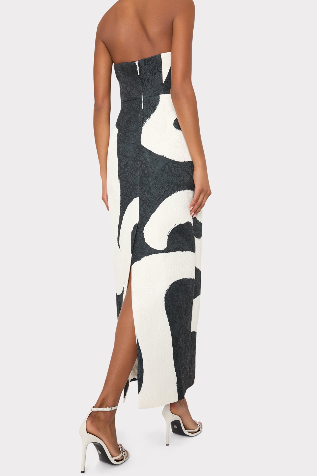 Orion Ink Swirl Dress Black/White | Milly Women