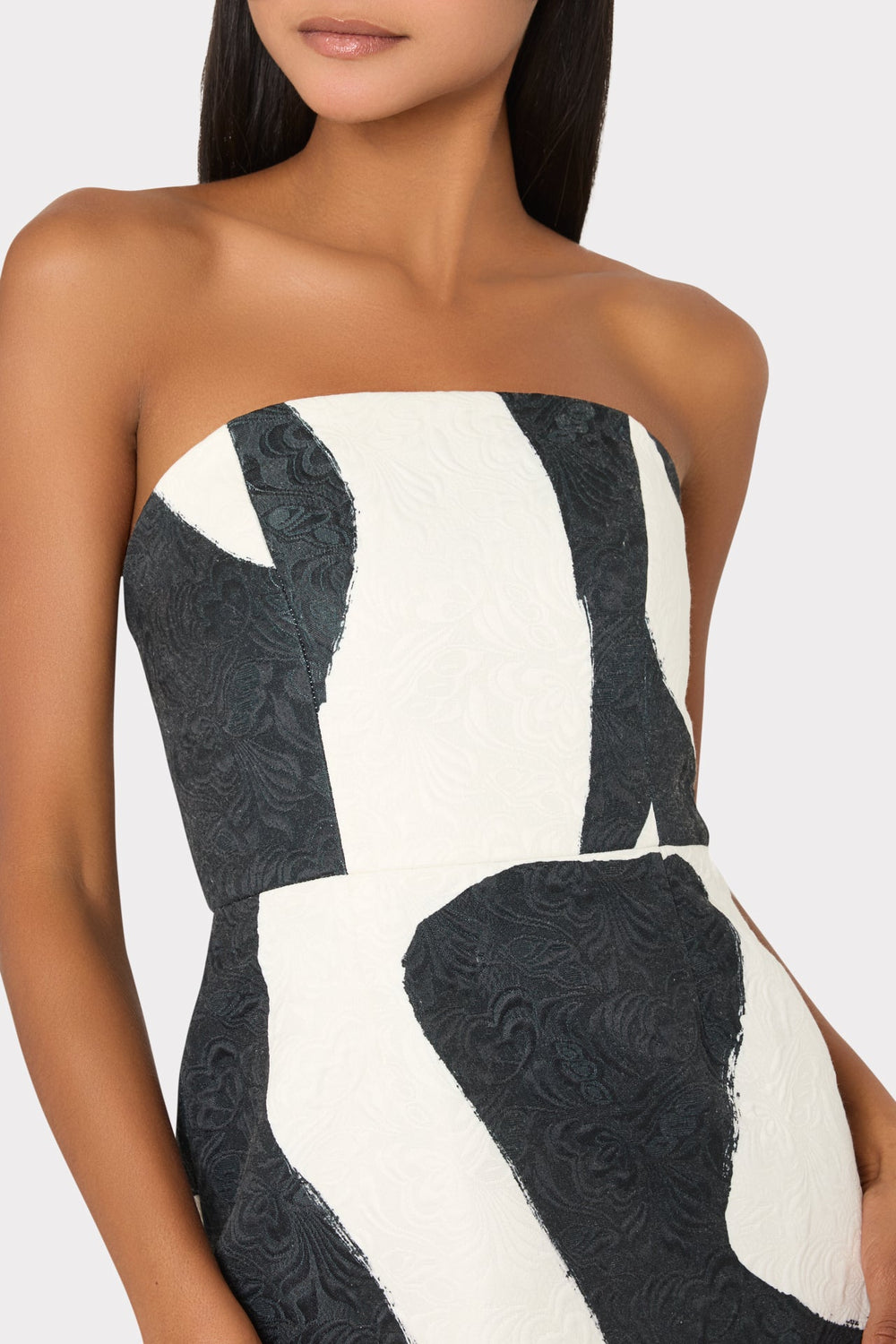 Orion Ink Swirl Dress Black/White | Milly Women